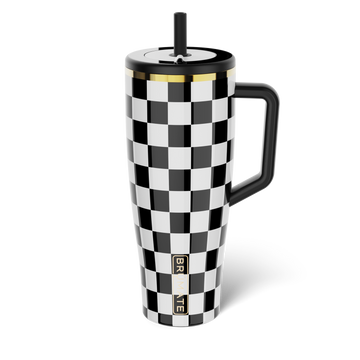 Era 40oz | Black & White Checker