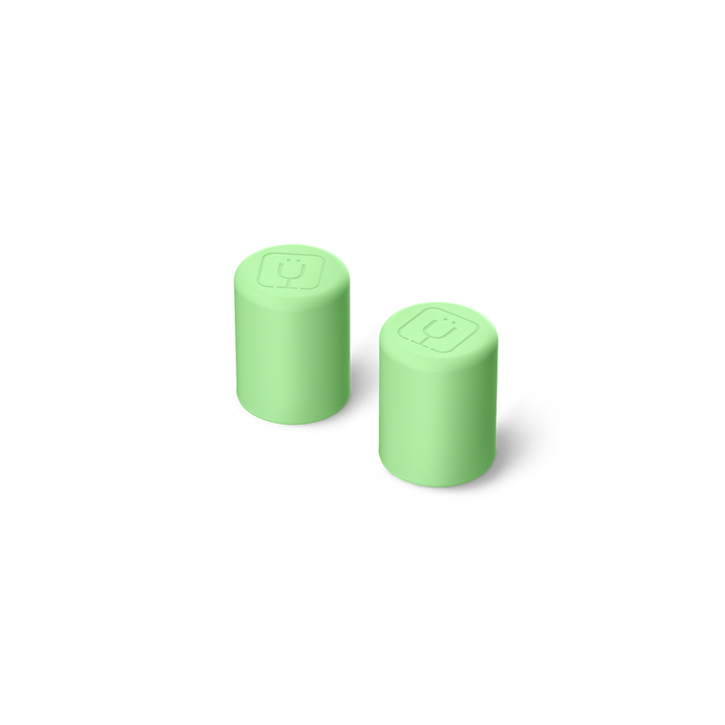 Magnetic Straw Cover | Kiwi | 2-Pack