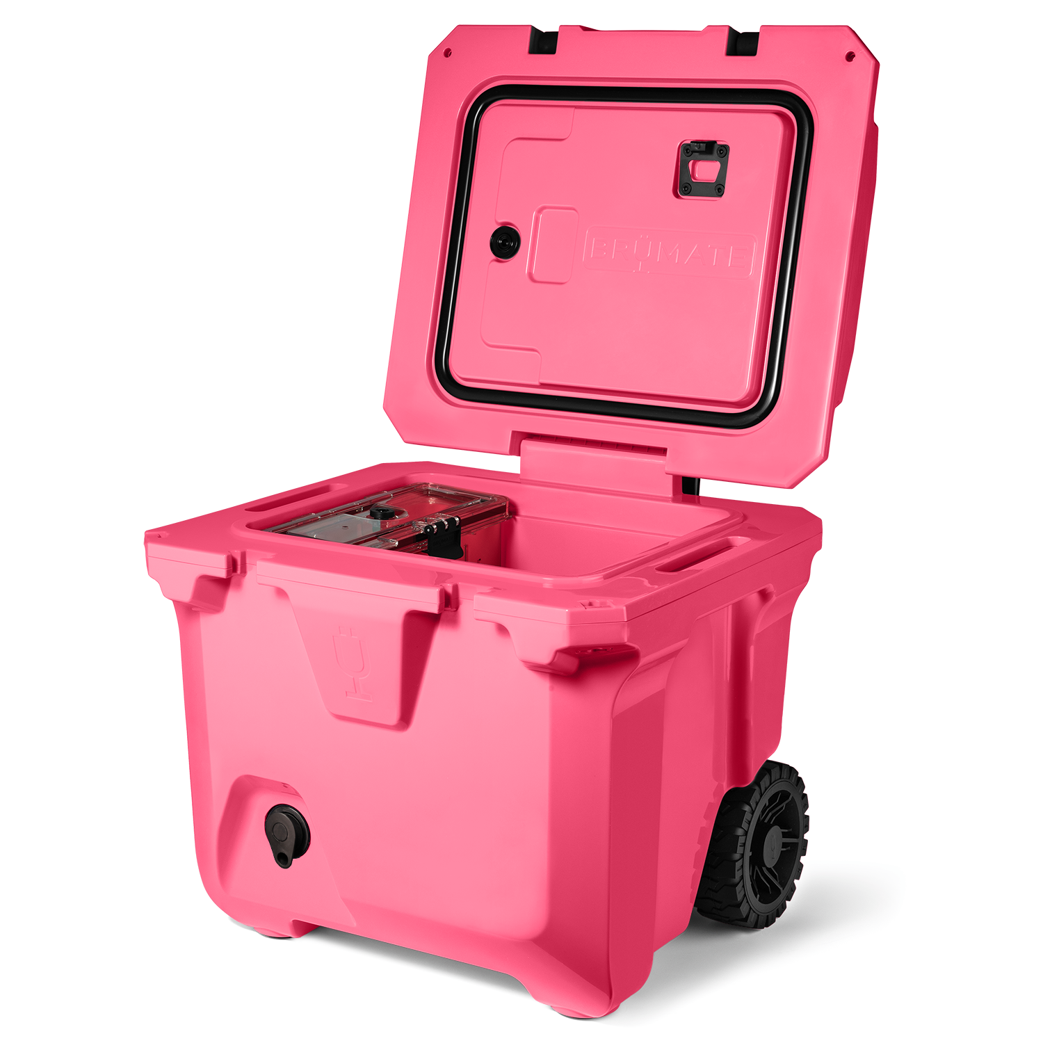 Br Tank 35-Quart Rolling Cooler | Neon Pink