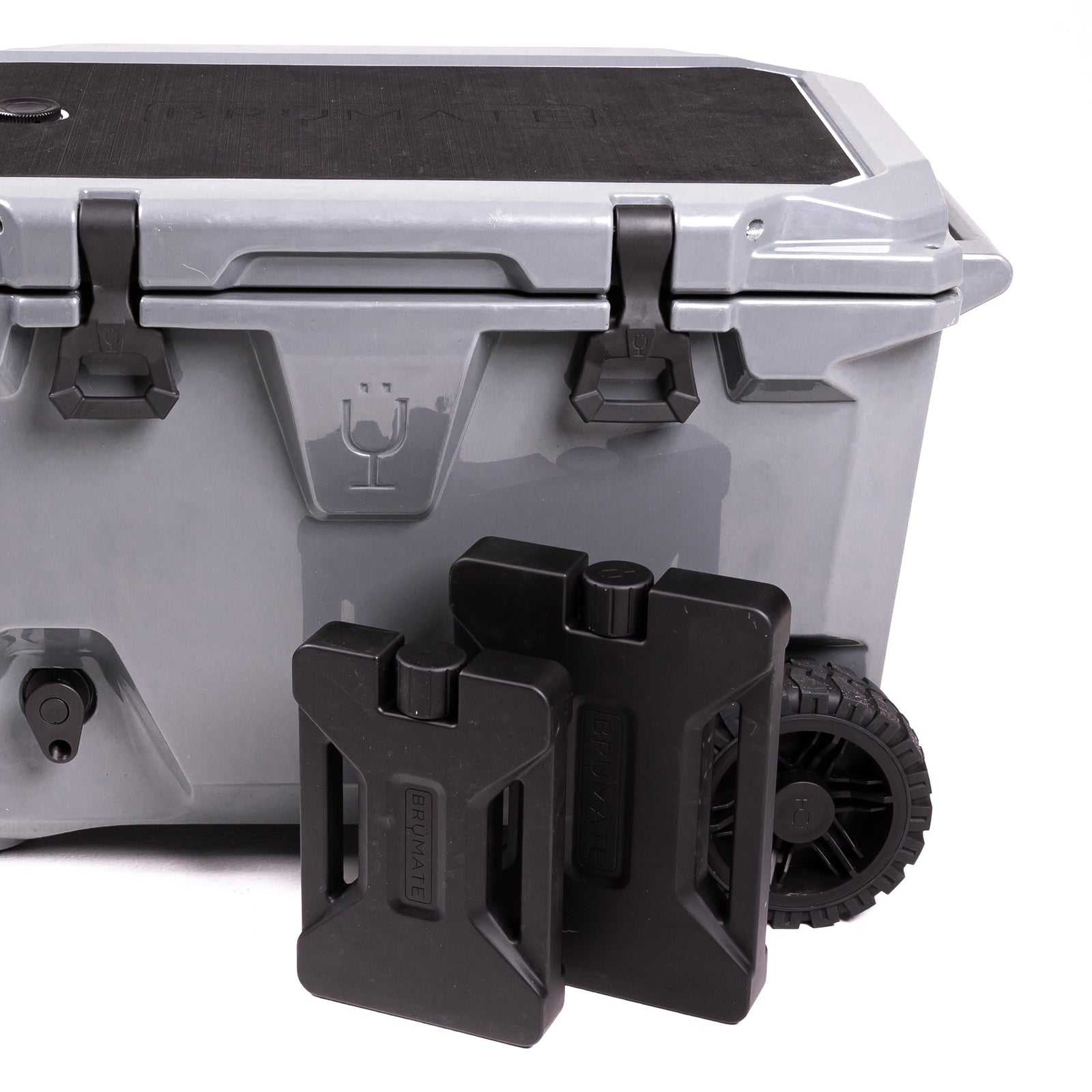 Br Tank 55-Quart Double Drink Holder Cooler Bundle | Ocean Swirl