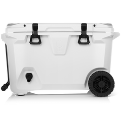 Br Tank 55-Quart Rolling Cooler | Ice White