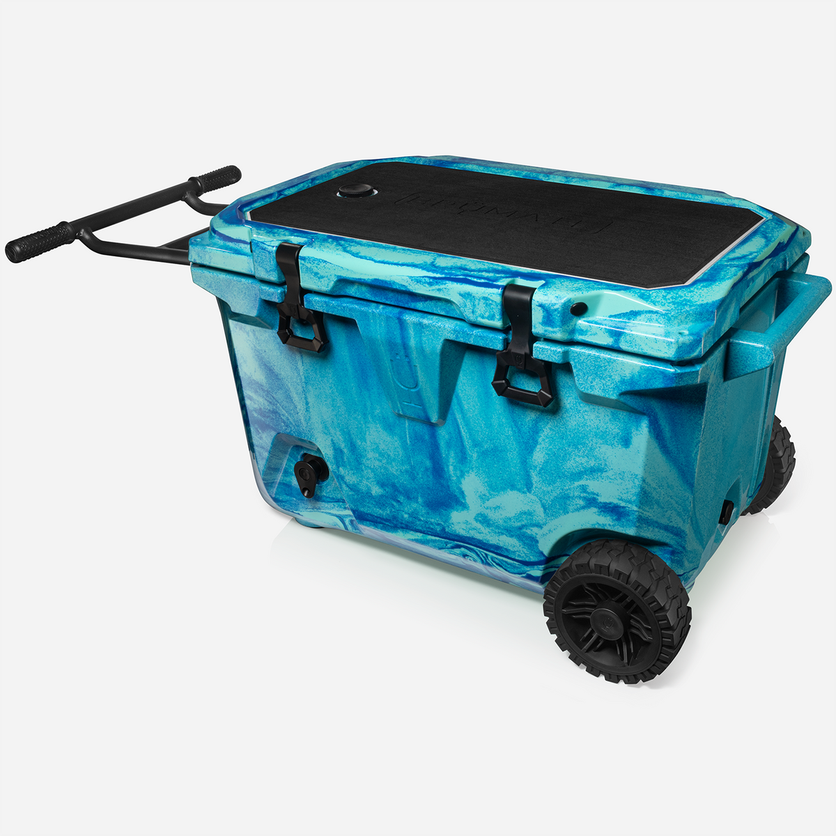 Br Tank 55-Quart Rolling Cooler