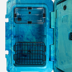 Br Tank 55-Quart Rolling Cooler | Ocean Swirl